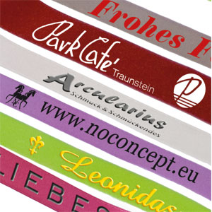 Seidenbänder unbedruckt oder mit Ihrem Logo Seidenbänder unbedruckt oder mit Ihrem Logo