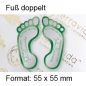 Preview: Prestige Etikett "Fuß doppelt"