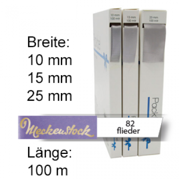 Seidenband, einfarbig bedruckt, flieder (82)