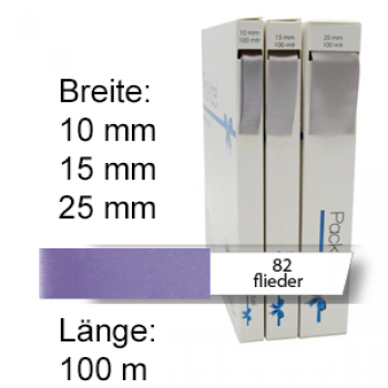 Seidenband, unbedruckt, flieder (82)