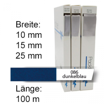Seidenband, unbedruckt, dunkelblau (86)