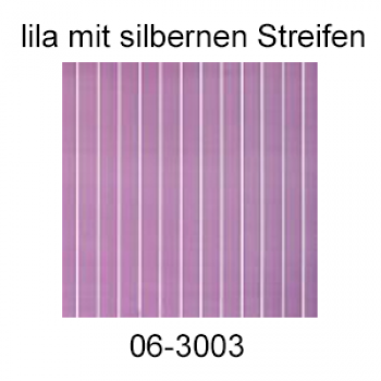 Simple Packet Folie, lila mit silbernen Streifen