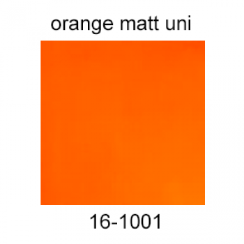 Simple Packet Folie, orange matt uni