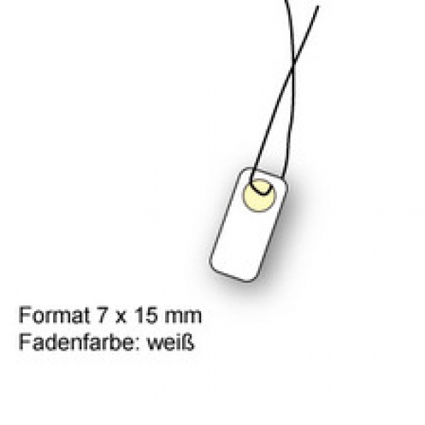 Karton-Hängeetikett 7 x 15 mm
