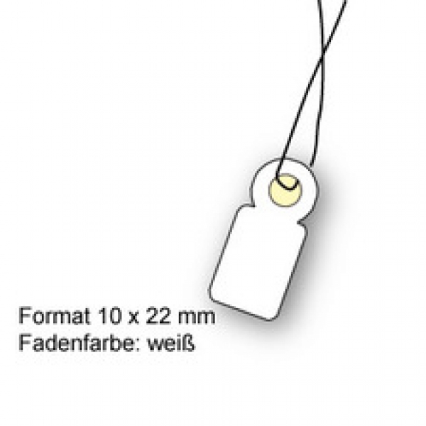 Karton-Hängeetikett 10 x 22 mm